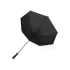 Зонт-трость Concord, полуавтомат, черный, черный, купол- полиэстер, каркас-металл, спицы- фибергласс, ручка-пластик