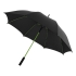 Зонт трость Spark полуавтомат 23, черный/лайм, черный/лайм, эпонж полиэстер/стекловолокно