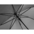 Зонт-трость Okobrella с деревянной ручкой и куполом из переработанного пластика, серый, серый, купол - эпонж из переработанного пластика, стекловолокно, ручка - натуральное дерево