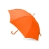 Зонт-трость Color полуавтомат, оранжевый, оранжевый, купол-эпонж 190t с водоотталкивающей пропиткой; каркас- сталь; спицы- фибергласс; ручка- пластик с покрытием soft-touch