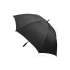 Зонт Yfke противоштормовой 30, черный, черный, полиэстер/металл/эва