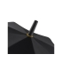 Зонт-трость 1159 Double face полуавтомат, черный/золотистый, черный, золотистый, купол - эпонж , каркас - сталь, спицы - стекловолокно, ручка - мягкий пластик