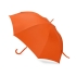 Зонт-трость Silver Color полуавтомат, оранжевый/серебристый, оранжевый/серебристый, купол-купол-эпонж 190t с водоотталкивающей пропиткой; каркас- сталь; спицы- фибергласс; ручка- пластик с покрытие soft-touch