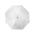Зонт-трость Concord, полуавтомат, белый, белый, купол- полиэстер, каркас-металл, спицы- фибергласс, ручка-пластик