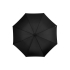 Зонт трость Rosari, полуавтомат 27, черный, черный, полиэстер эпонж