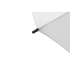 Зонт-трость Concord, полуавтомат, белый, белый, купол- полиэстер, каркас-металл, спицы- фибергласс, ручка-пластик