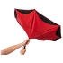 Прямой зонтик Yoon 23 с инверсной раскраской, красный, красный/черный, полиэстер/стекловолокно