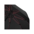 Зонт трость Spark полуавтомат 23, черный/красный, черный/красный, эпонж полиэстер/стекловолокно