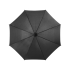 Зонт Kyle полуавтоматический 23, черный, черный, полиэстер/дерево