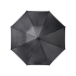 23-дюймовый ветрозащитный полуавтоматический зонт Bella, черный, черный, полиэстер