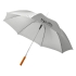 Зонт-трость Lisa полуавтомат 23, серый, серый, полиэстер, металл, дерево
