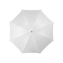 Зонт-трость Jova 23 классический, белый, белый, полиэстер/металл/дерево
