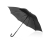 Зонт-трость полуавтоматический с пластиковой ручкой, черный