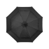 Зонт трость Cardiff, механический 30, черный, черный, нейлон/металл/пластик
