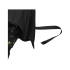 Зонт трость Spark полуавтомат 23, черный/лайм, черный/лайм, эпонж полиэстер/стекловолокно