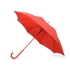 Зонт-трость Color полуавтомат, красный, красный, купол-эпонж 190t с водоотталкивающей пропиткой; каркас- сталь; спицы- фибергласс; ручка- пластик с покрытием soft-touch