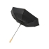 23-дюймовый автоматический зонт Alina из переработанного ПЭТ-пластика, черный, черный, эпонж полиэстер из переработанного пэт-пластика