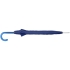 Зонт-трость механический с полупрозрачной ручкой, синий, синий, эпонж/металл/пластик/шелк