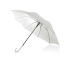 Зонт-трость полуавтоматический с пластиковой ручкой, тёплый белый, купол- полиэстер, каркас, спицы- металл, ручка- пластик