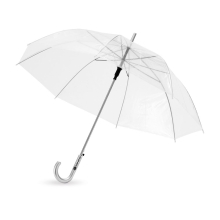 Зонт-трость Клауд полуавтоматический 23, прозрачный (Р)