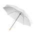 Romee, ветрозащитный зонт для гольфа диаметром 30 дюймов из переработанного ПЭТ, белый, белый, купол- полиэстер/пэт-пластик, каркас-металл, спицы- стекловолокно, ручка-дерево