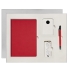 Подарочный набор Portobello/ Latte красно-белый (Ежедневник недат А5, Ручка, Power Bank), серый, 