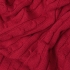 Плед Fado вязаный, 160*90 см, красный (без подарочной коробки), красный, 