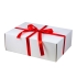 Подарочная лента для универсальной подарочной коробки 350*255*113 мм,  красная, 20 мм, красный, 