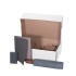 Подарочный набор Portobello серый-2 в большой универсальной подарочной коробке (Ежедневник Rain, Зонт Nord, PB Stone Island), белый, 
