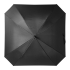 Зонт-трость с квадратным куполом, Mistral, черный, черный, 