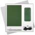 Подарочный набор Tweed, зеленый (ежедневник, ручка, аккумулятор), зеленый, 