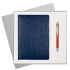 Подарочный набор Portobello/River Side синий (Ежедневник недат А5, Ручка), серый, 