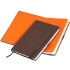 Ежедневник Portobello Trend, Alpha, недатированный, коричневый/оранжевый, коричневый, 