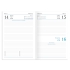 Ежедневник Manchester, А5, датированный (2022 г.), синий, синий, 
