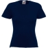 Футболка женская LADY FIT CREW NECK T 210, глубокий темно-синий, 95% хлопок, 5% эластан, 210 г/м2