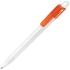 SYMPHONY, ручка шариковая, оранжевый, белый, пластик