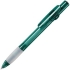 ALLEGRA, ручка шариковая, зеленый, пластик, прорезиненная поверхность