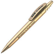 X-8 SAT, ручка шариковая, золотистый, пластик