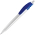 Ручка шариковая X-8, белый, синий, пластик