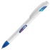 Ручка шариковая MANDI, синий, белый, пластик
