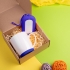 Набор подарочный MATISSE`TEAS: кружка, зарядное устройство, коробка, стружка, синий, синий, разные материалы