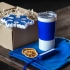 Набор ACTIONLIFE: термокружка, шапка, украшение, зарядное устройство, коробка, синий, синий, разные материалы