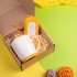 Набор подарочный MATISSE`TEAS: кружка, зарядное устройство, коробка, стружка, желтый, желтый, разные материалы