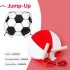 Набор подарочный JUMP-UP: мяч надувной, скакалка, рюкзак для обуви, красный, красный, белый, разные материалы