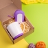 Набор подарочный MATISSE`TEAS: кружка, зарядное устройство, коробка, стружка, фиолетовый, фиолетовый, разные материалы