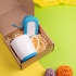 Набор подарочный MATISSE`TEAS: кружка, зарядное устройство, коробка, стружка, голубой, голубой, разные материалы