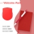 Набор подарочный WELCOME-PACK: бизнес-блокнот, ручка, коробка, красный
