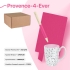 Набор подарочный PROVENCE-4-EVER: бизнес-блокнот, ручка, кружка, коробка, стружка, розовый, розовый, разные материалы