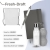 Набор подарочный FRESH-DRAFT: бизнес-блокнот, ручка, массажер, бутылка, рюкзак, серо-белый
