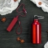 Набор подарочный ENERGYHINT: зарядное устройство, бутылка, красный, разные материалы